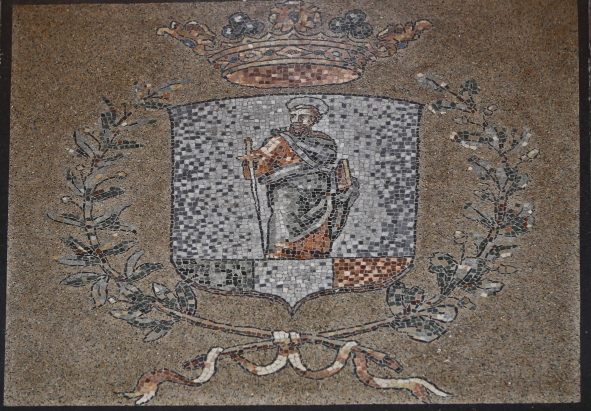 Mosaico con lo stemma di San Paolo